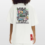 Aetherion, Laptop, 1st | Heve, Heavyweight Oversized Bio T-Shirt, Unisex - OFF WHITE