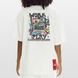 Aetherion, Laptop, 1st | Heve, Heavyweight Oversized Bio T-Shirt, Unisex - OFF WHITE