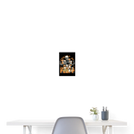 Nyxian, Skelet & Welpen, 1st | Poster 20x30 cm - Weiß