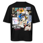 Jade, Augen, 1st | Breezy, Oversized Unisex T-Shirt - Schwarz