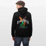 Noşîrêwan, Schmetterling, 1st | Cruiser, Unisex Bio-Hoodie - Schwarz