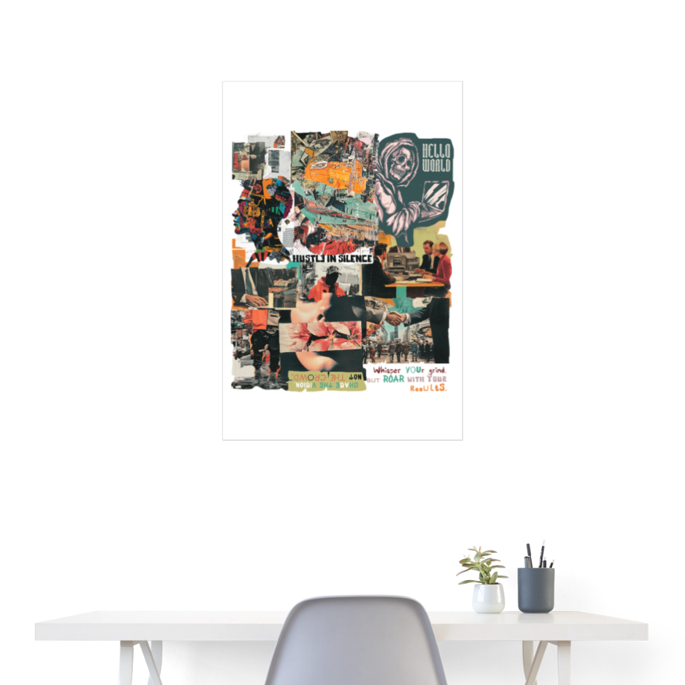 Aurelion, Office, 1st | Poster 60x90 cm - Weiß