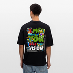 Thesean, Pinsel, 1st | Breezy, Oversized Unisex T-Shirt - Schwarz