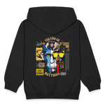 Xurjin, Affe, 1st | Kinder Zip Hoodie - Schwarz