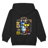 Xurjin, Affe, 1st | Kinder Zip Hoodie - Schwarz