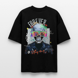 Fenriswolf, Totenkopf, 1st | Blaster, Oversize Bio T-Shirt, Unisex - Schwarz