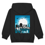 Themisan, Friedhof, 1st | Kinder Zip Hoodie - Schwarz