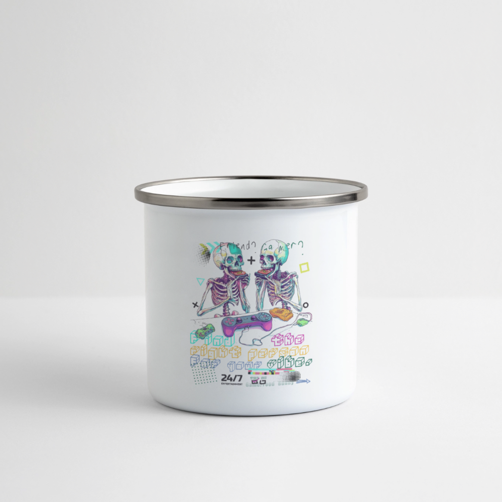 Malakar, Gaming, 1st | Emaille-Tasse - Weiß