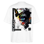 Eldorwyn, Auge, 1st | Blaster, Oversize Bio T-Shirt, Unisex - Weiß