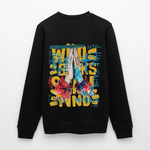 Perseus, Beten, 1st | Roller, Unisex Bio-Sweatshirt - Schwarz