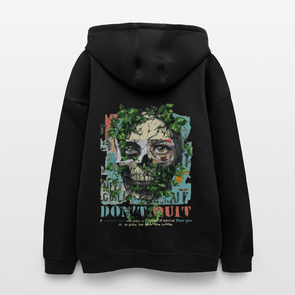 Persephi, Totenkopf, 1st | Freshhood, Oversized Unisex Hoodie - Schwarz