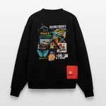 Nüwa, Wandern, 1st | Heavyweight Oversized Bio Sweater, Unisex - SOLID BLACK
