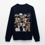 Tezcatlipoca , Hunde & Skelet, 1st | Roller, Unisex Bio-Sweatshirt - Navy