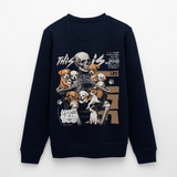 Tezcatlipoca , Hunde & Skelet, 1st | Roller, Unisex Bio-Sweatshirt - Navy