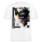 Eldorwyn, Auge, 1st | Essential, Relaxed Fit Unisex Bio T-Shirt - Weiß