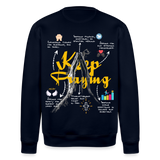 Maian, Beten, 1st | Roller, Unisex Bio-Sweatshirt - Navy