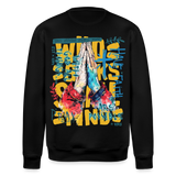 Perseus, Beten, 1st | Roller, Unisex Bio-Sweatshirt - Schwarz