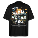 Ereshkigal, Berge, 1st | Blaster, Oversize Bio T-Shirt, Unisex - Schwarz