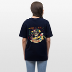 Ruh, Trauben, 1st | Essential, Relaxed Fit Unisex Bio T-Shirt - Navy