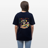 Ruh, Trauben, 1st | Essential, Relaxed Fit Unisex Bio T-Shirt - Navy