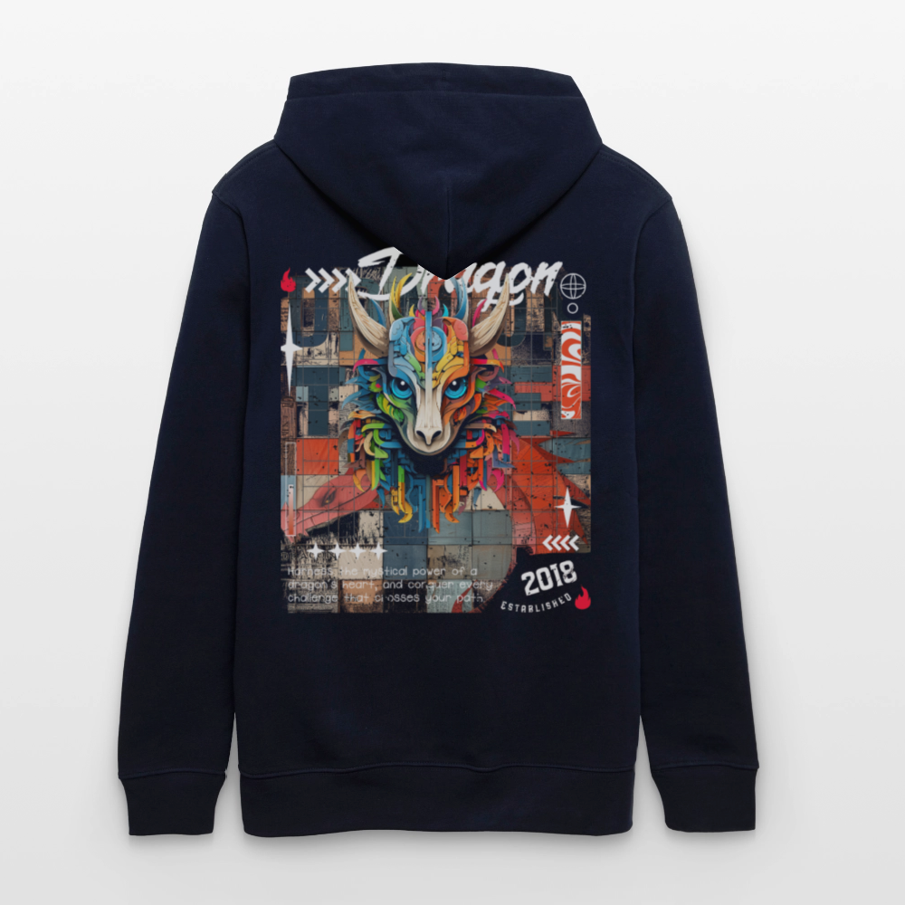 Nezha, Drache, 1st | Cruiser, Unisex Bio-Hoodie - Navy