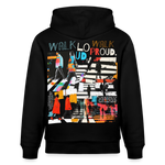 Anankean, Zebrastreifen, 1st | Cruiser, Unisex Bio-Hoodie - Schwarz