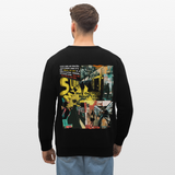 Dionyson, U-Bahn, 1st | Roller, Unisex Bio-Sweatshirt - Schwarz