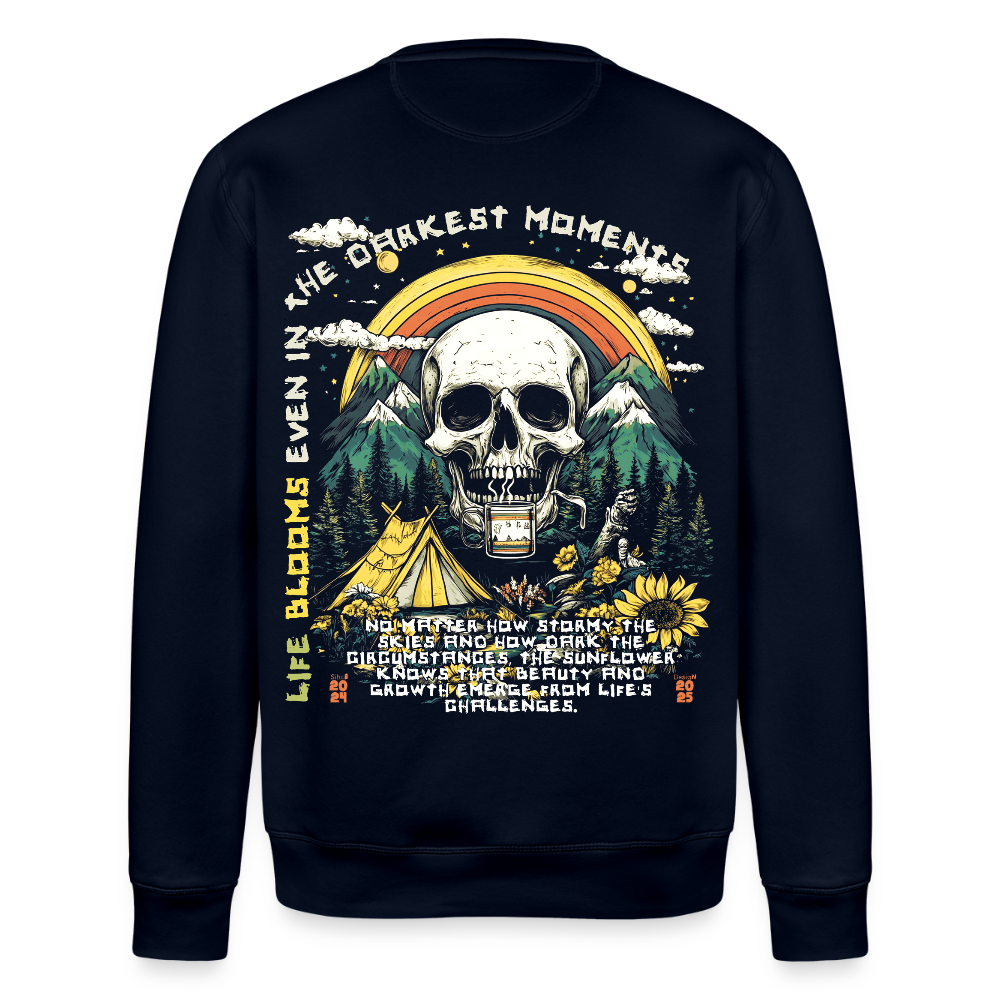 Panian, Berge, 1st | Roller, Unisex Bio-Sweatshirt - Navy