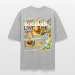 Daeva, Avocado, 1st | Blaster, Oversize Bio T-Shirt, Unisex - Grau meliert