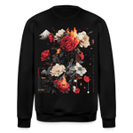 Manannan, Rose, 1st | Roller, Unisex Bio-Sweatshirt - Schwarz