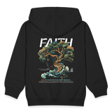Hades, Baum, 1st | Kinder Zip Hoodie - Schwarz