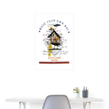 Durnamar, Vogel, 1st | Poster 60x90 cm - Weiß