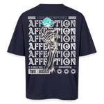 Hestian, Rose, 1st | Breezy, Oversized Unisex T-Shirt - Navy
