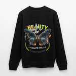 Harith, Schmetterling, 1st | Roller, Unisex Bio-Sweatshirt - Schwarz