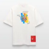 Nebularis, Schmetterling, 1st | Heve, Heavyweight Oversized Bio T-Shirt, Unisex - OFF WHITE