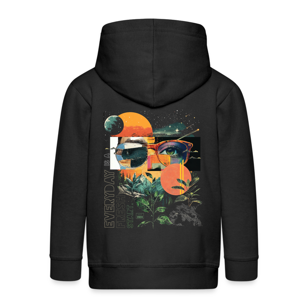 Izanagi, Sonnenbrille, 1st | Kinder Zip Hoodie - Schwarz