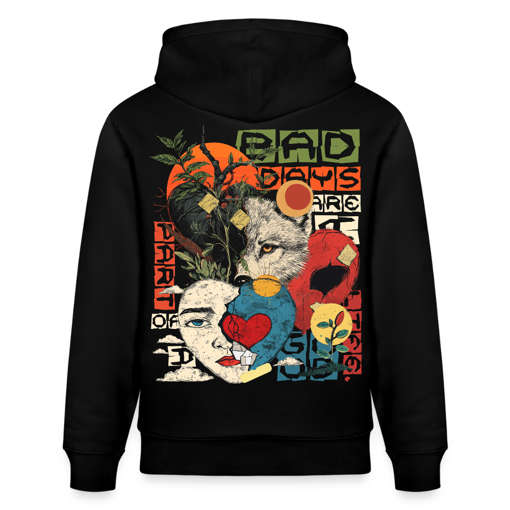 Eosan, Wolf, 1st | Cruiser, Unisex Bio-Hoodie - Schwarz