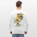 Neptaros, Zitrone, 1st | Roller, Unisex Bio-Sweatshirt - Weiß