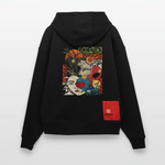 Eosan, Wolf, 1st | Heavyweight Oversized Bio Hoodie, Unisex - SOLID BLACK