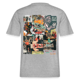 Aurelion, Office, 1st | Essential, Relaxed Fit Unisex Bio T-Shirt - Grau meliert