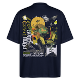 Ryujin, Falke, 1st | Blaster, Oversize Bio T-Shirt, Unisex - Navy