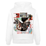 Zentharior, Schmetterling, 1st | Cruiser, Unisex Bio-Hoodie - Weiß
