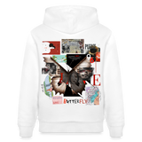 Zentharior, Schmetterling, 1st | Cruiser, Unisex Bio-Hoodie - Weiß