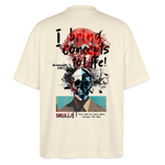 Titanis, Totenkopf, 1st | Blaster, Oversize Bio T-Shirt, Unisex - Weißgrau