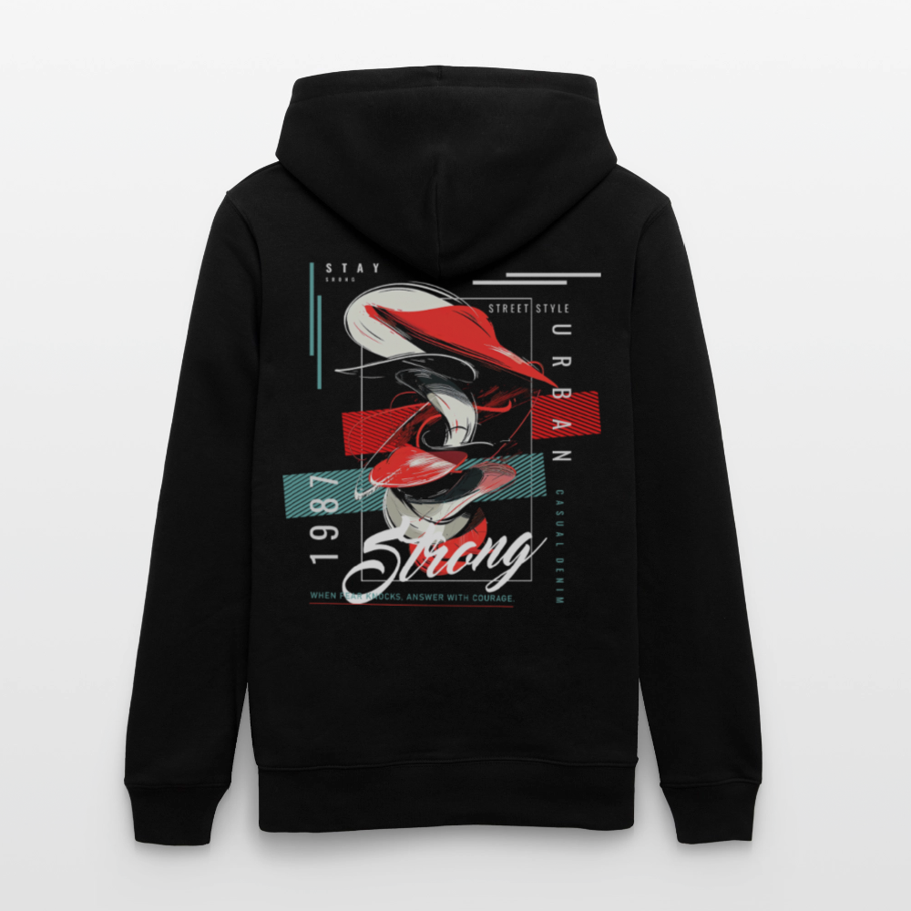 Guanyin, Muschel, 1st | Cruiser, Unisex Bio-Hoodie - Schwarz