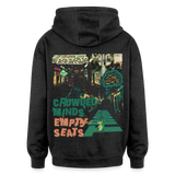 Gaian, U-Bahn, 1st | Freshhood, Oversized Unisex Hoodie - Anthrazit