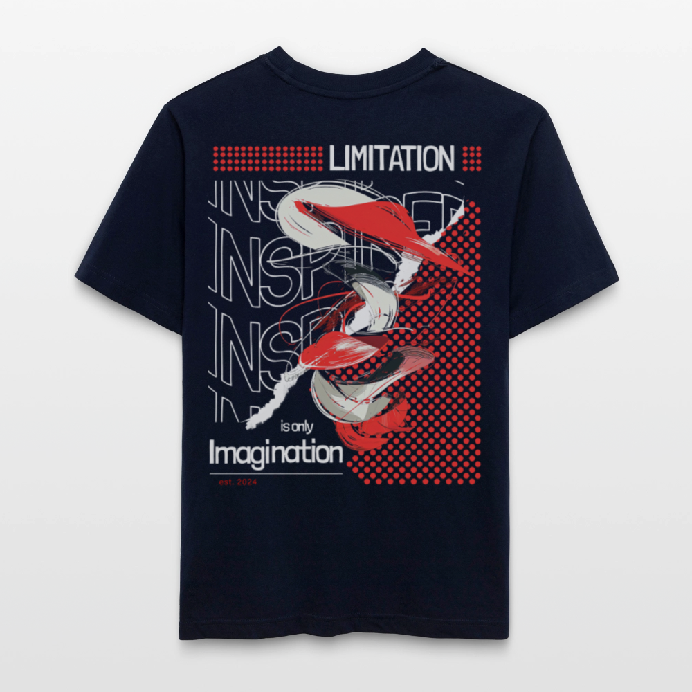 Xiwangmu, Muschel, 1st | Essential, Relaxed Fit Unisex Bio T-Shirt - Navy