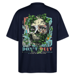 Persephi, Totenkopf, 1st | Blaster, Oversize Bio T-Shirt, Unisex - Navy