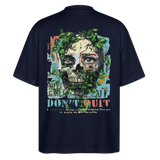 Persephi, Totenkopf, 1st | Blaster, Oversize Bio T-Shirt, Unisex - Navy