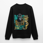 Herakles, Gorilla, 1st | Roller, Unisex Bio-Sweatshirt - Schwarz